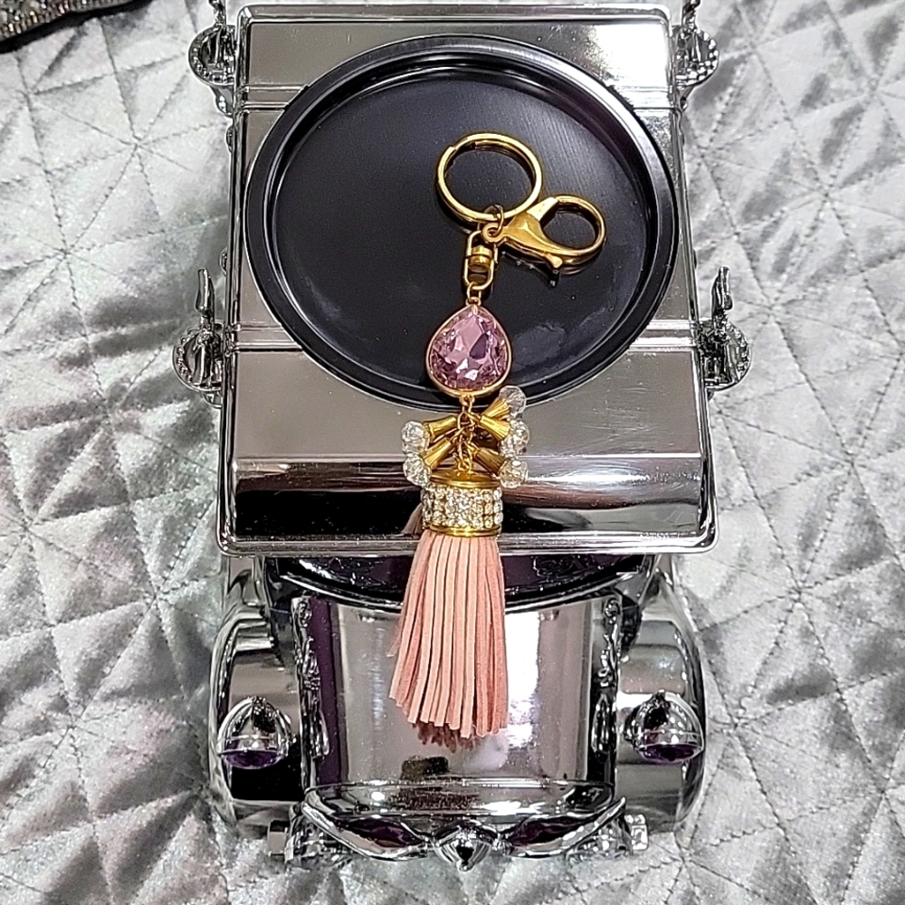 Bling tassel key ring